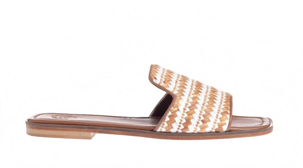 NEW MARIETTA CHROUSALA women's mithimna leather sandal in camel